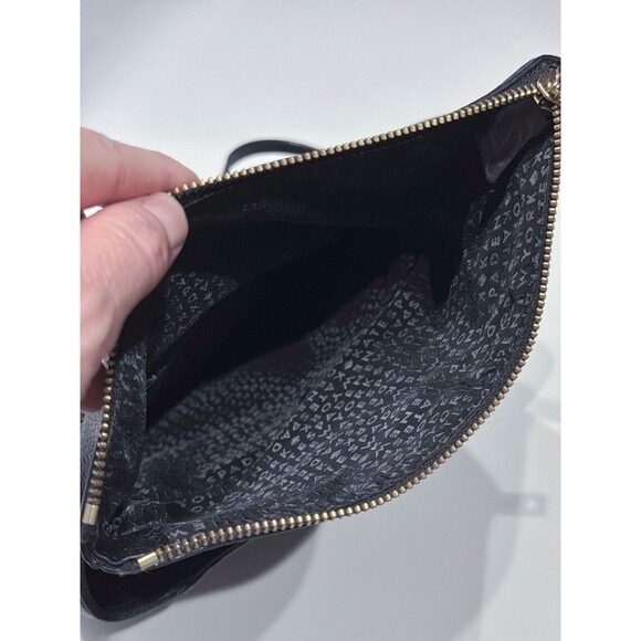 Kate Spade Highland Place Backpack Black Pebbled Leather Gold Hardware 11x10x4 - Picture 10 of 15